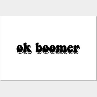 ok boomer double shadows Posters and Art